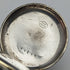 Antique Swiss made ladies' pocket watch works well floral engraving silver side case key winding
